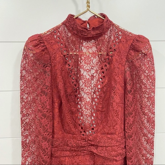 Revolve NWT Saylor Celia Dress in Russet Size S - Picture 5 of 13